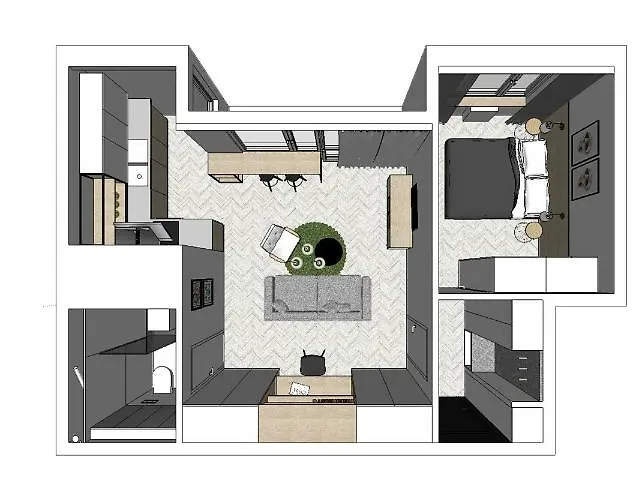 Okno Na Spodek Appartement Katowice